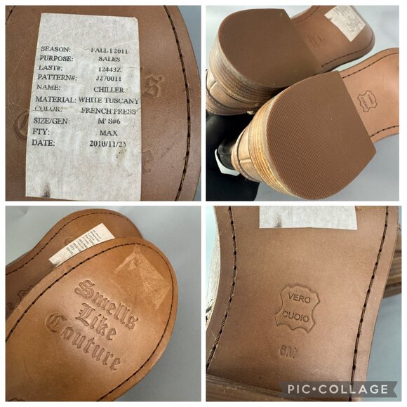 NWOB Rare Juicy Couture Chiller Durango Calf Leather Booties, Size 6 - Picture 13 of 13